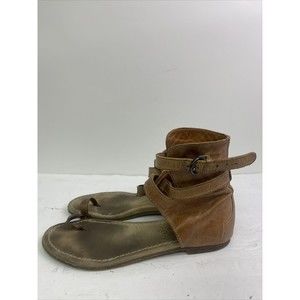 All Saints Ankle Wrap Thong Sandals Brown Size 38 / US 8